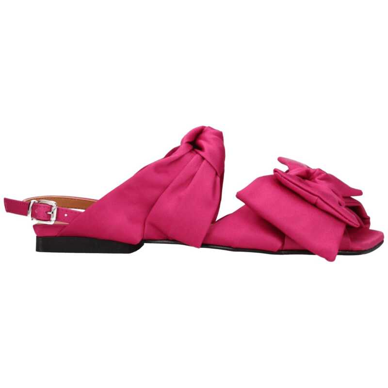 Ganni Pink Fabric Sandal, theFeinheit