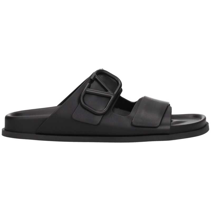 Valentino Garavani Black Leather Slipper, theFeinheit
