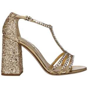 Miu Miu Gold Plastic Sandal