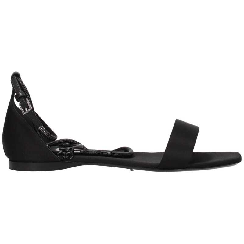 Max Mara Black Satin Sandal, theFeinheit