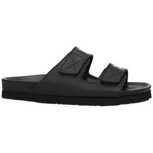 Palm Angels Black Leather Sandal