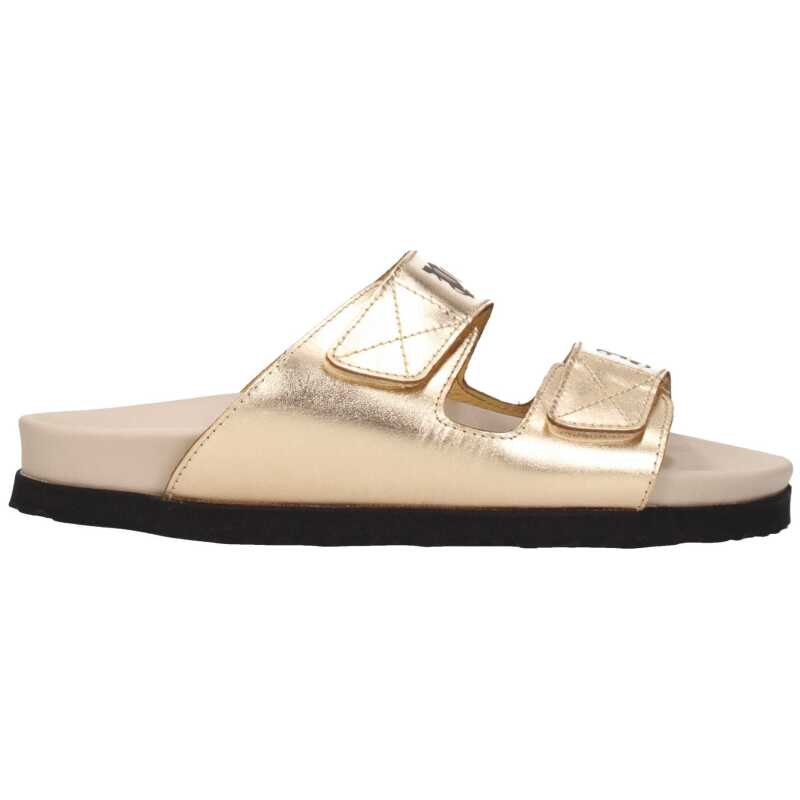 Palm Angels Gold Leather Slipper, theFeinheit