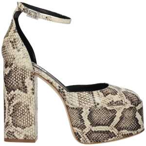 Paris Texas Beige Leather Sandal