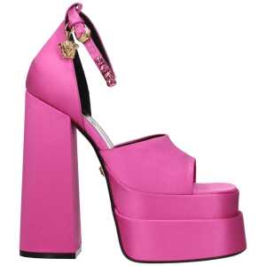 Versace Pink Satin Sandal