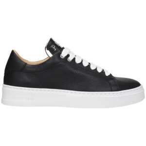 Philipp Plein Black Leather Sneakers