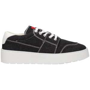 Ami Paris Black Fabric Sneakers