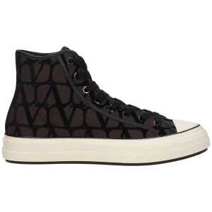 Valentino Garavani Brown Fabric Sneakers