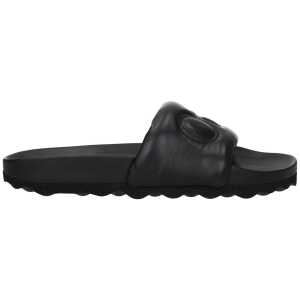 Off-White Black Leather Slipper