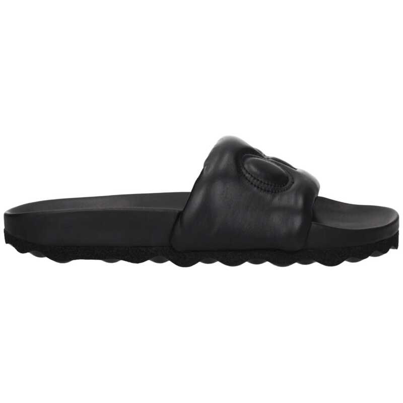 Off-White Black Leather Slipper, theFeinheit
