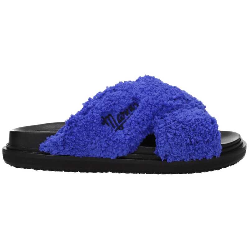 Marni Purple Fabric Slipper, theFeinheit