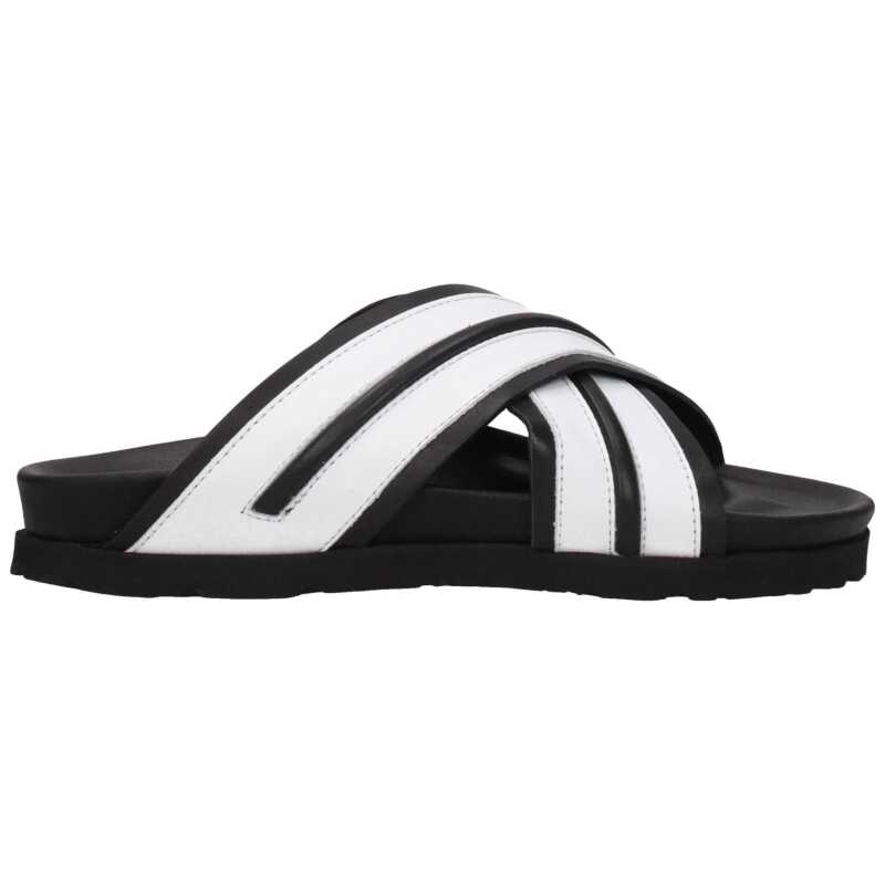 Palm Angels White Leather Slipper, theFeinheit