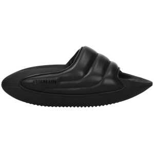 Balmain Black Leather Slipper