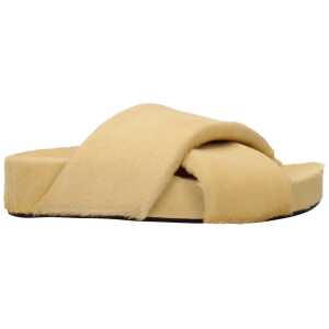 Jil Sander Beige Horsehair Slipper