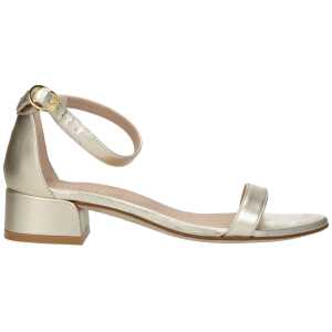 Stuart Weitzman Gold Leather Sandal