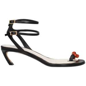 Lanvin Black Leather Sandal
