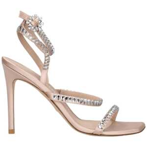Stuart Weitzman Pink Satin Sandal