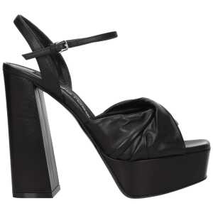 Sergio Rossi Black Leather Sandal