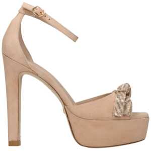 Stuart Weitzman Beige Leather Sandal