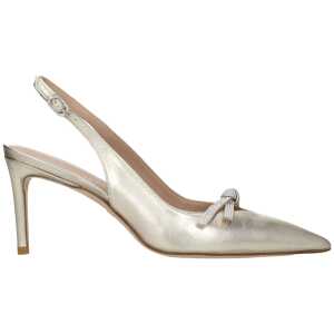 Stuart Weitzman Gold Leather Sandal