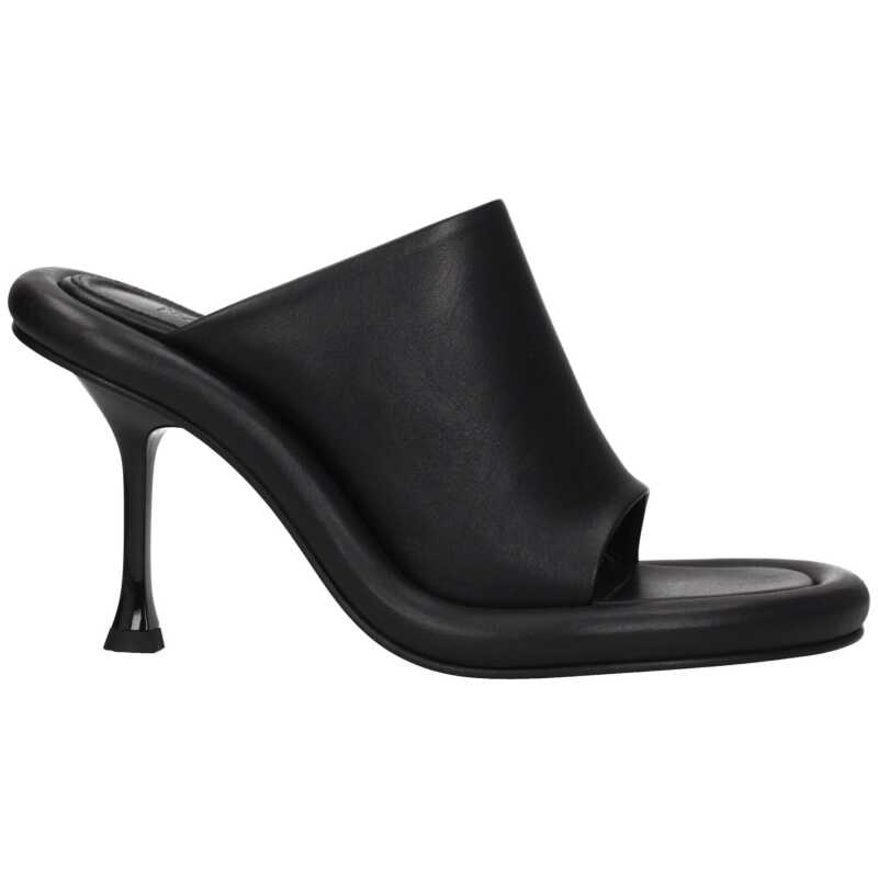 Jw Anderson Black Leather Sandal, theFeinheit