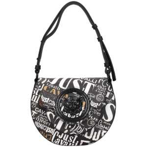 Just Cavalli Black Polyester Shoulder Bag
