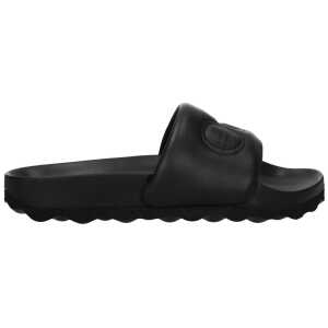 Off-White Black Leather Slipper