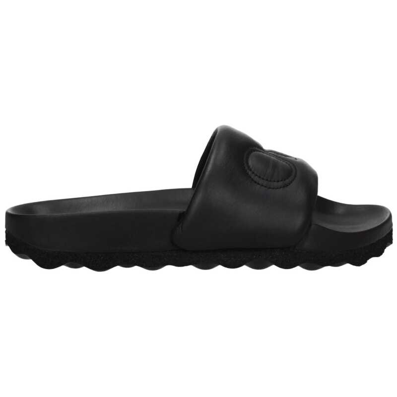 Off-White Black Leather Slipper, theFeinheit