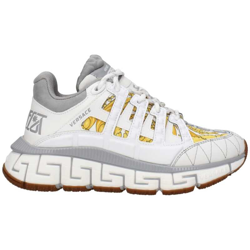 Versace White Fabric Sneakers, theFeinheit
