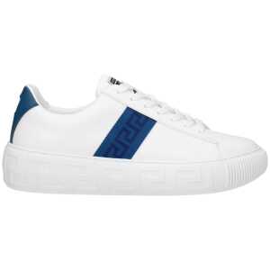 Versace White Leather Sneakers