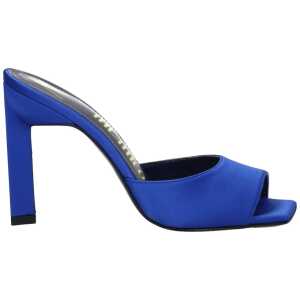 The Attico Blue Satin Sandal