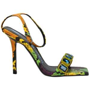 The Attico Multicolor Leather Sandal