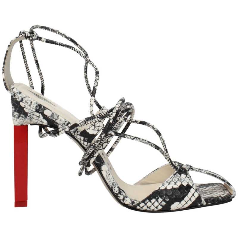 The Attico White Leather Sandal, theFeinheit