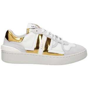 Lanvin White Fabric Sneakers