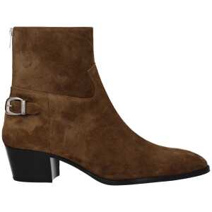 Celine Brown Leather Ankle