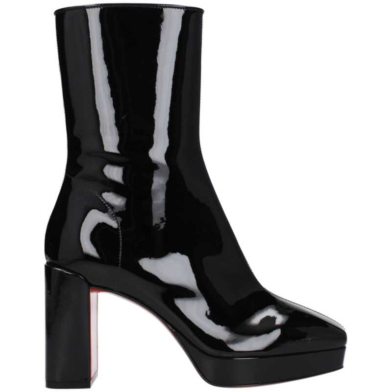 Christian Louboutin Black Leather Ankle, theFeinheit