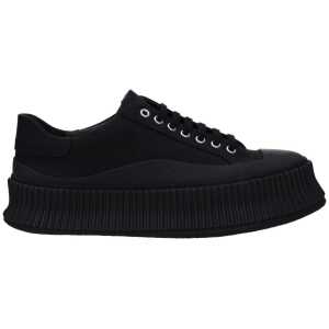 Jil Sander Black Fabric Sneakers