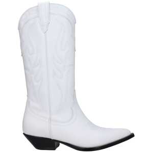 Sonora White Leather Boot