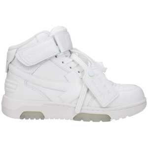 Off-White White Leather Sneakers
