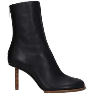Jacquemus Black Leather Ankle