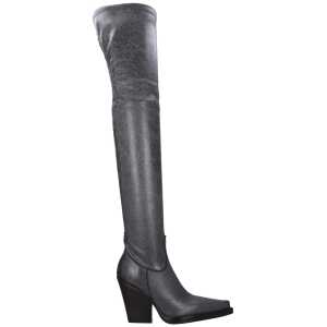 Paris Texas Black Leather Boot