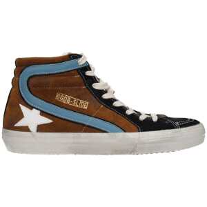 Golden Goose Brown Leather Sneakers