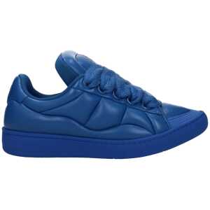 Lanvin Blue Leather Sneakers
