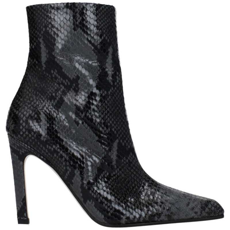 Paris Texas Gray Leather Ankle, theFeinheit