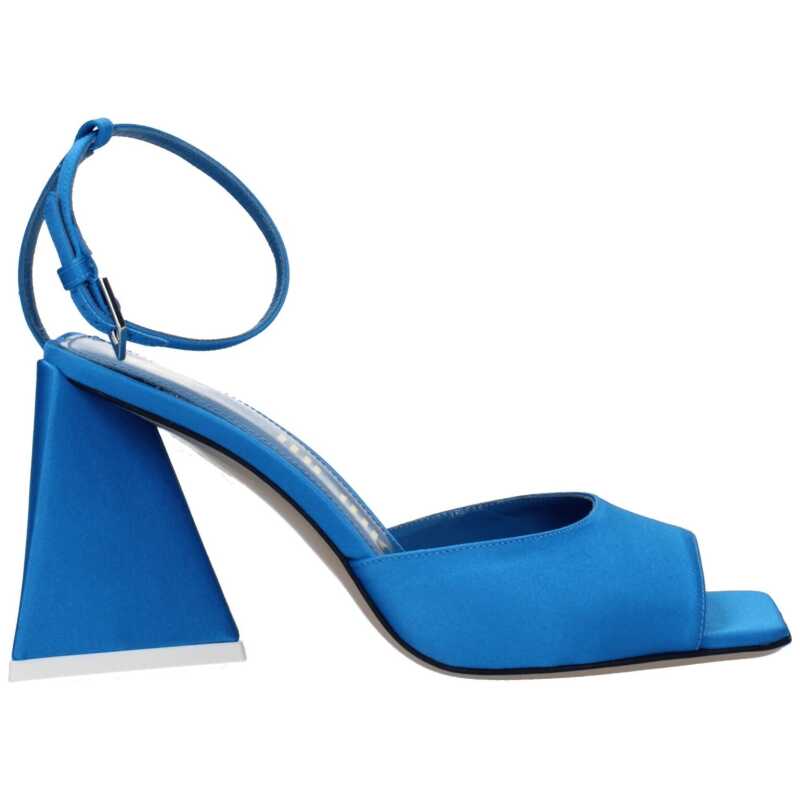 The Attico Blue Satin Sandal, theFeinheit