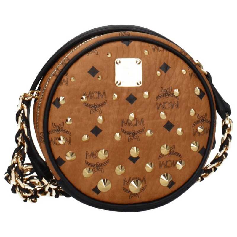 MCM Brown Leather Crossbody Bag, theFeinheit