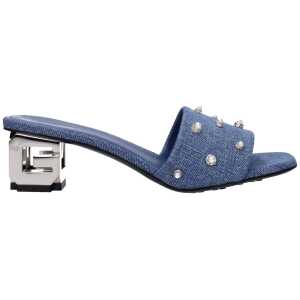 Givenchy Blue Fabric Sandal