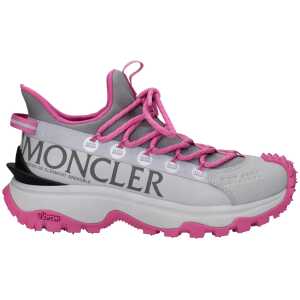 Moncler Gray Fabric Sneakers