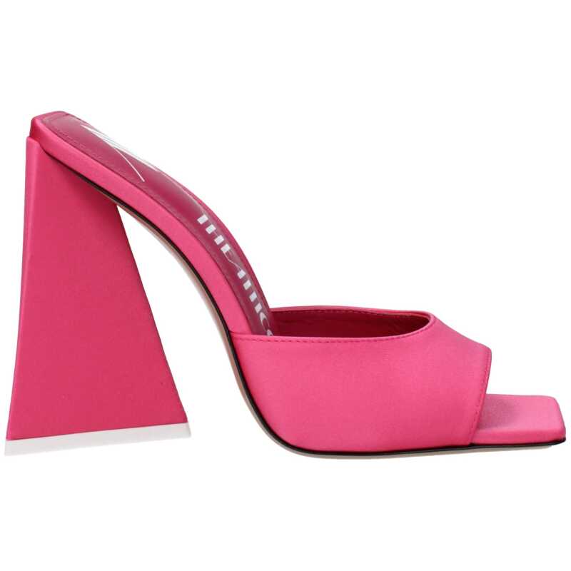 The Attico Pink Fabric Sandal, theFeinheit