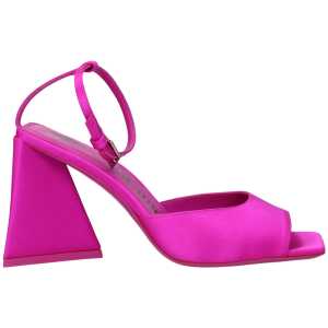The Attico Pink Satin Sandal