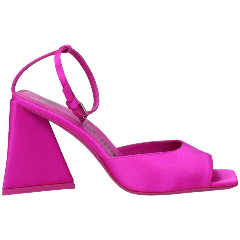 The Attico Pink Satin Sandal, theFeinheit